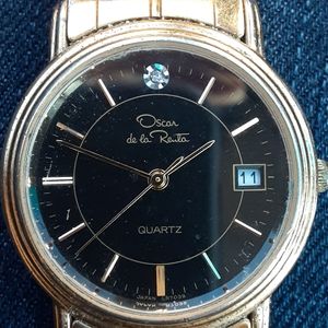 Vintage Oscar de la Renta Gold Watch